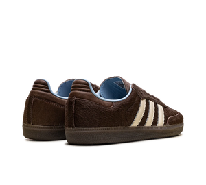 Tênis Adidas Samba OG 'Brown Pony Hair' Marrom – par de costas