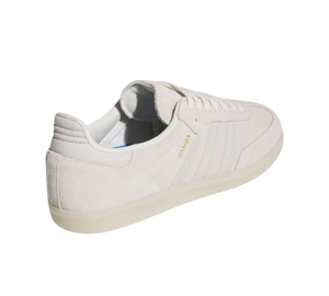 Tênis Adidas Samba ADV 'Chalk White Grey Carbon' Branco / Cinza – vista traseira em 3/4