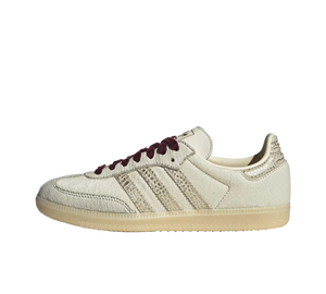 Tênis Adidas Samba OG 'Cream White Maroon' Creme / Vinho – vista lateral