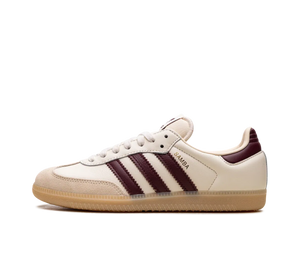 Tênis Adidas Samba OG 'Wonder White Shadow Red' Bege / Vinho