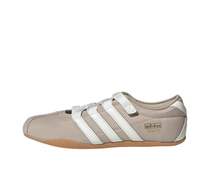 Tênis Adidas Tokyo Mary Jane 'Khaki Three Off White' Bege / Branco – vista lateral