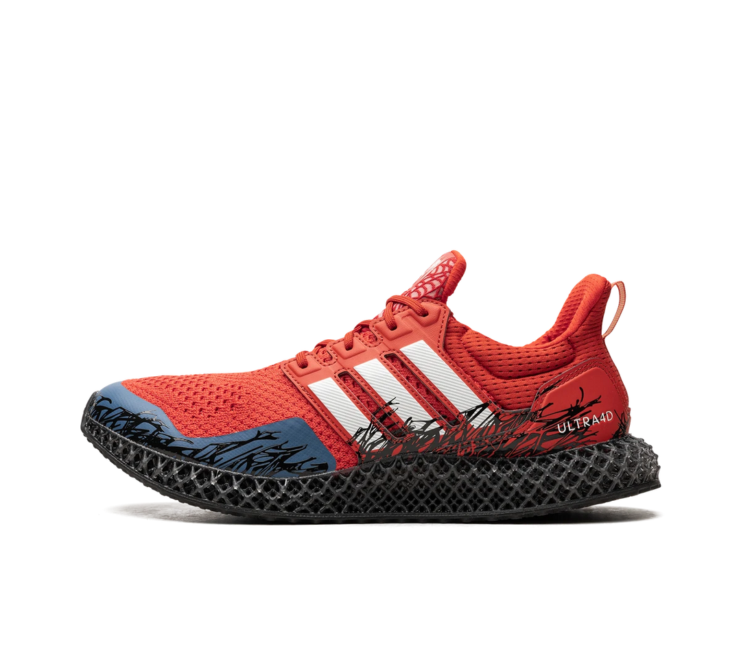 Tênis Adidas Ultra 4D x Marvel Masculino 'Spider-Man 2' Vermelho – vista lateral