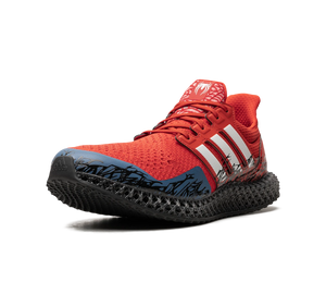 Tênis Adidas Ultra 4D x Marvel Masculino 'Spider-Man 2' Vermelho – vista 3/4 de frente