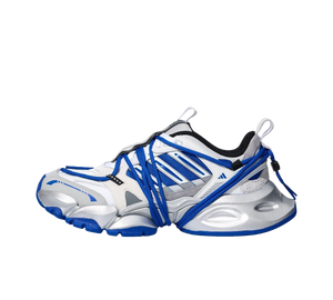 Tênis Adidas XLG Runner Deluxe 2.0 'White Royal Blue' Branco / Azul – vista lateral