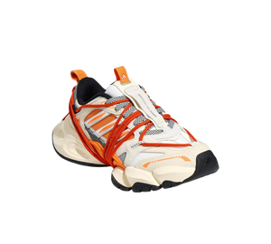 Tênis Adidas XLG Runner Deluxe 2.0 'Cream White Pure Orange' Bege / Laranja – vista frontal