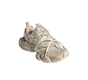 Tênis Adidas XLG Runner Deluxe 'Alumina Cream' Bege – vista 3/4 frontal