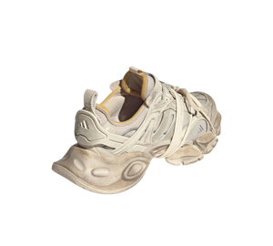 Tênis Adidas XLG Runner Deluxe 'Alumina Cream' Bege – vista 3/4 traseira