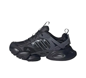 Tênis Adidas XLG Runner Deluxe 'Black Grey' Preto / Cinza – vista lateral
