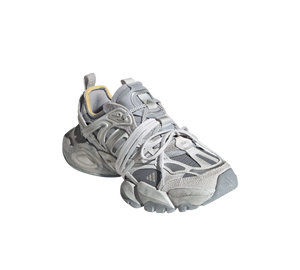 Tênis Adidas XLG Runner Deluxe 'Gray Silver Metallic' Cinza / Prata – vista 3/4 frente