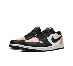 Tênis Nike Air Jordan 1 Low OG 'Bleached Coral' Rosa / Preto – foto 3