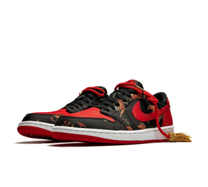 Tênis Nike Air Jordan 1 Low OG 'Chinese New Year' Vermelho / Preto – foto 3