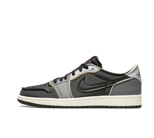 Tênis Nike Jordan 1 Low OG EX 'Black Smoke Grey' Preto / Cinza