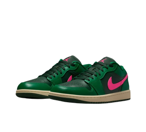 Tênis Nike Air Jordan 1 Low 'Watermelon' Verde / Rosa – foto 2