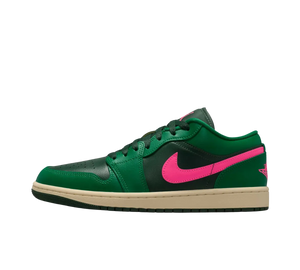 Tênis Nike Air Jordan 1 Low 'Watermelon' Verde / Rosa