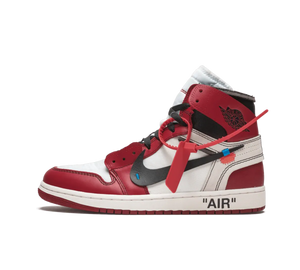 Tênis Nike Air Jordan 1 High x Off-White 'Chicago' Vermelho / Branco