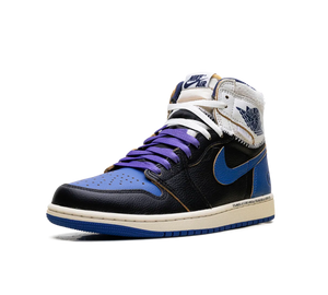 Tênis Nike Air Jordan 1 High x Fragment x Union 'LA Sport Royal' Azul / Preto – foto 2