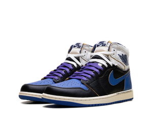 Tênis Nike Air Jordan 1 High x Fragment x Union 'LA Sport Royal' Azul / Preto – foto 3