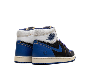 Tênis Nike Air Jordan 1 High x Fragment x Union 'LA Sport Royal' Azul / Preto – foto 4