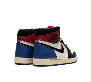 Tênis Nike Air Jordan 1 High x Fragment x Union 'LA Varsity Red Sport Royal' Preto / Vermelho – foto 4