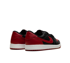 Tênis Nike Air Jordan 1 Low 'Banned' Vermelho / Preto – foto 4