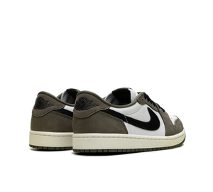 Tênis Nike Air Jordan 1 Low OG 'Medium Olive' Verde / Branco – foto 4