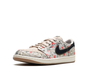 Tênis Nike Air Jordan 1 Low OG 'Rui Hachimura Oatmeal' Floral – foto 2