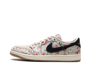 Tênis Nike Air Jordan 1 Low OG 'Rui Hachimura Oatmeal' Floral