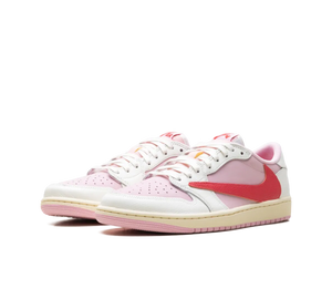 Tênis Nike Air Jordan 1 Low OG x Travis Scott Masculino 'Sail Tropical Pink' Rosa / Branco – foto 3