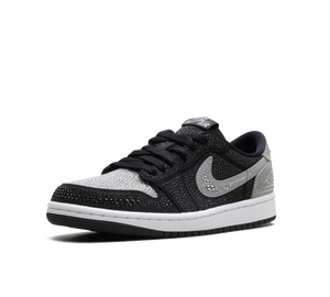 Tênis Nike Air Jordan 1 Low OG 'Swarovski Stealth' Cinza / Preto – foto 2