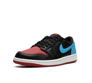 Tênis Nike Air Jordan 1 Low OG 'UNC to Chicago' Azul / Vermelho – foto 2