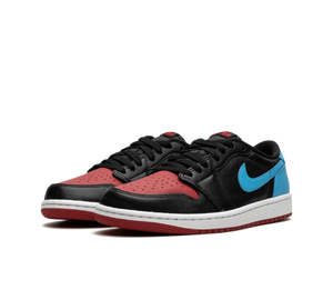 Tênis Nike Air Jordan 1 Low OG 'UNC to Chicago' Azul / Vermelho – foto 3