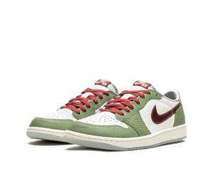 Tênis Nike Air Jordan 1 Low OG 'Year of the Dragon' Verde / Branco – foto 3