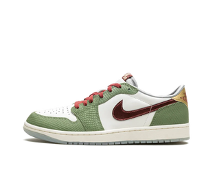Tênis Nike Air Jordan 1 Low OG 'Year of the Dragon' Verde / Branco