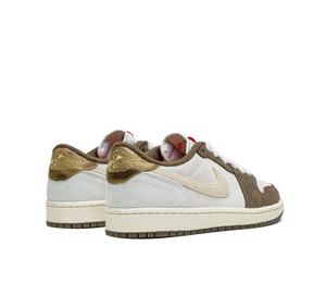 Tênis Nike Air Jordan 1 Low OG 'Year of the Rabbit' Branco / Marrom – foto 4