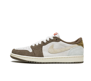 Tênis Nike Air Jordan 1 Low OG 'Year of the Rabbit' Branco / Marrom