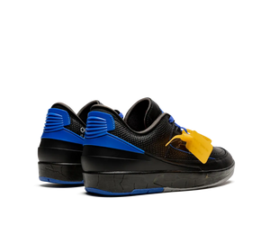 Tênis Nike Air Jordan 2 Low x Off-White 'Black Blue' Preto / Azul – foto 4