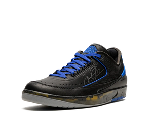 Tênis Nike Air Jordan 2 Low x Off-White 'Black Blue' Preto / Azul – foto 2