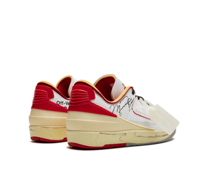 Tênis Nike Air Jordan 2 Low x Off-White 'Chicago' Branco / Vermelho – foto 4