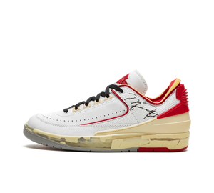 Tênis Nike Air Jordan 2 Low x Off-White 'Chicago' Branco / Vermelho