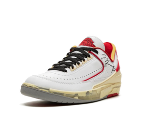 Tênis Nike Air Jordan 2 Low x Off-White 'Chicago' Branco / Vermelho – foto 2