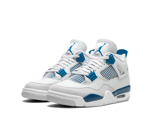 Tênis Nike Air Jordan 4 'Military Blue' Branco / Azul – foto 4