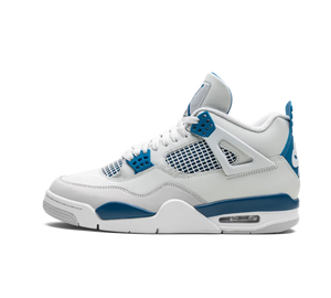 Tênis Nike Air Jordan 4 'Military Blue' Branco / Azul