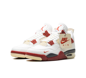 Tênis Nike Air Jordan 4 x Nigel Sylvester 'Brick After Brick' Branco / Vermelho – foto 3