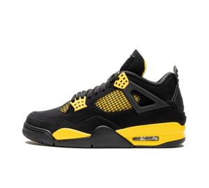 Tênis Nike Air Jordan 4 'Thunder' Preto / Amarelo