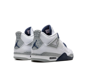 Tênis Nike Air Jordan 4 'Midnight Navy' Branco / Azul – foto 4