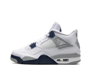 Tênis Nike Air Jordan 4 'Midnight Navy' Branco / Azul