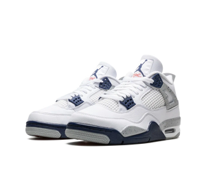 Tênis Nike Air Jordan 4 'Midnight Navy' Branco / Azul – foto 3