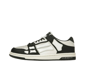 Tênis AMIRI Skel Top Low 'Black White' Preto / Branco – vista lateral
