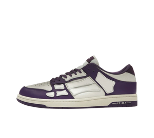 Tênis AMIRI Skel Top Low 'Purple White' Roxo / Branco – vista lateral