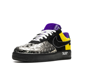 Tênis Nike Air Force 1 x Louis Vuitton 'By Virgil Abloh Black Metallic Silver' Colorido – foto 2